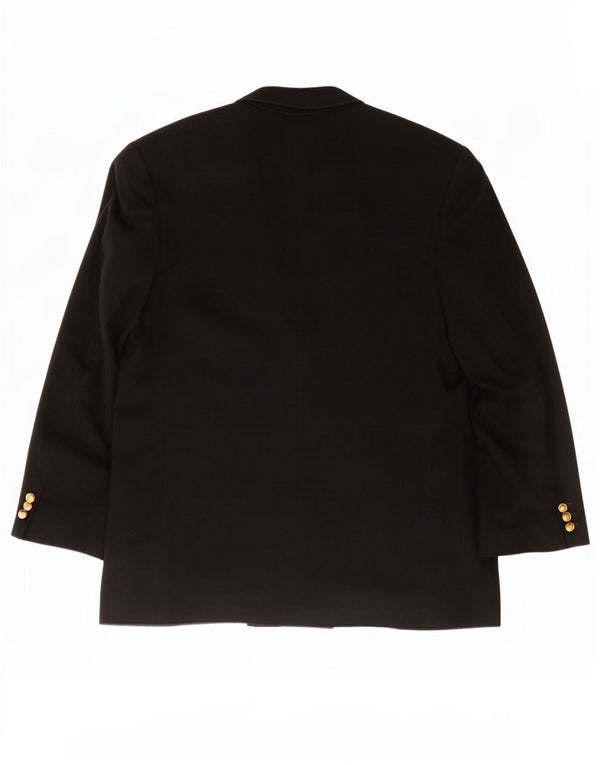Norton & Wilson Veste blazer double boutonnage pour femme UK 16 Large Noir