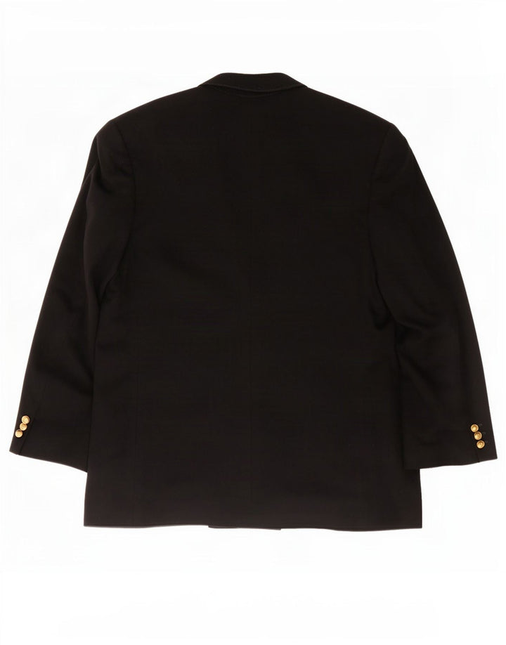 Norton & Wilson Veste blazer double boutonnage pour femme UK 16 Large Noir