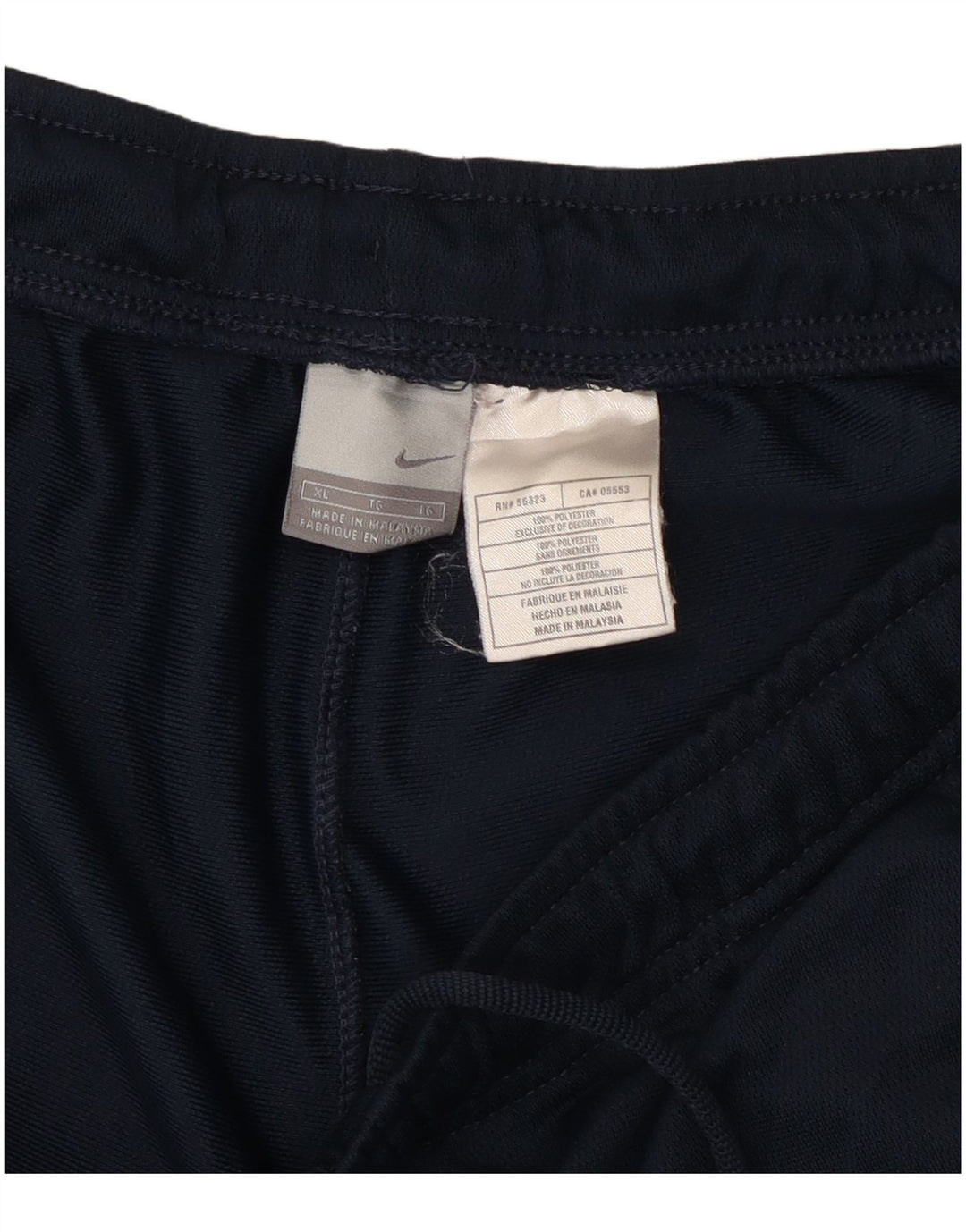 NIKE Mens Tracksuit Trousers XL  Navy Blue Polyester