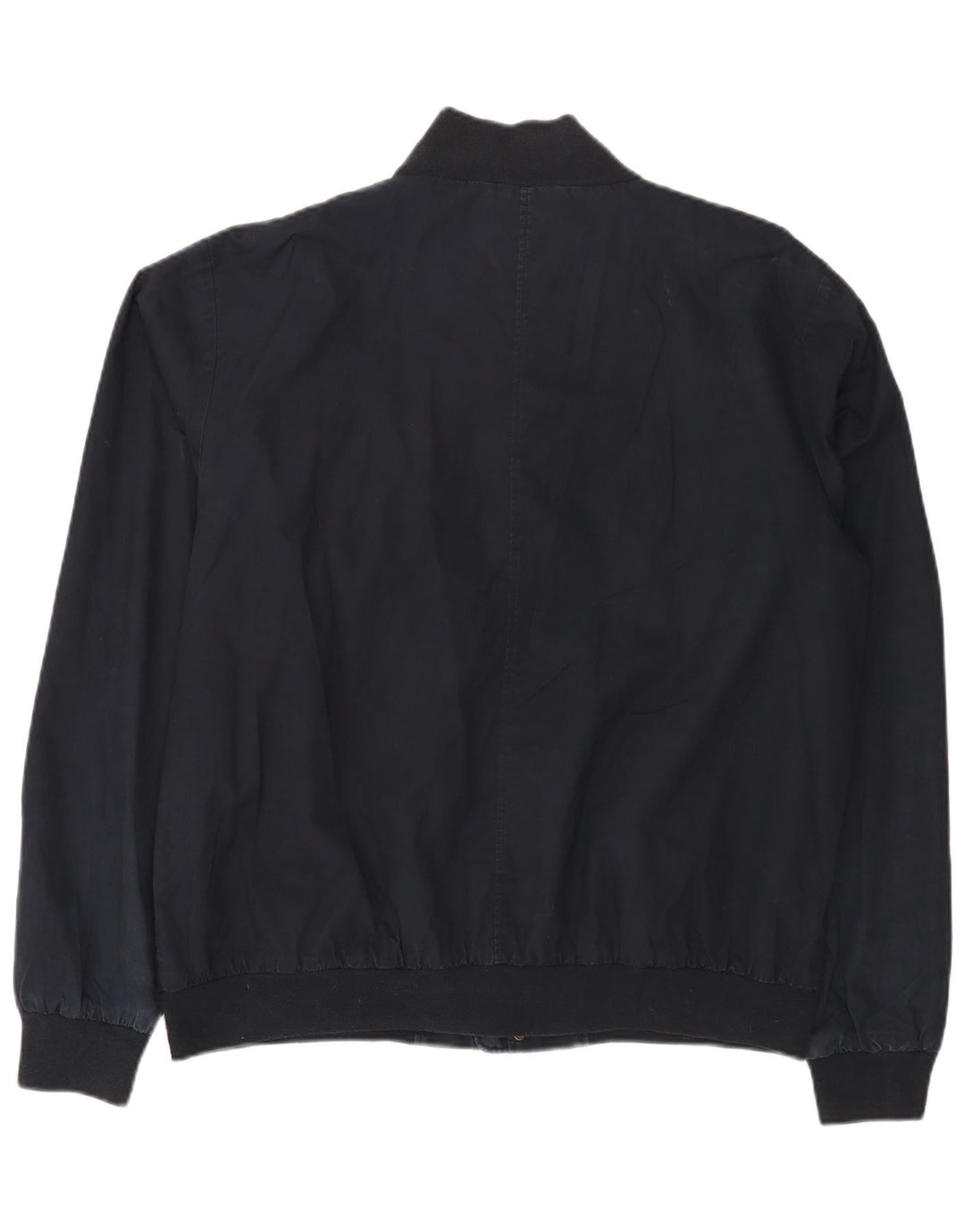Slam Herre Bomber Jacket UK 46 3XL Navy Blue Cotton