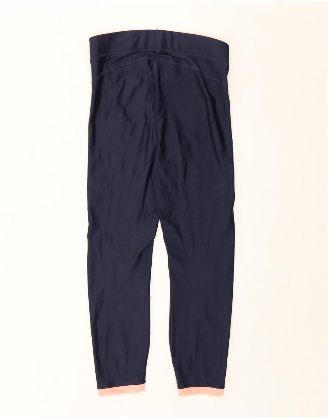 Under Armour Womens Crop Graphic Leggings UK 12 Medium  Navy Blue