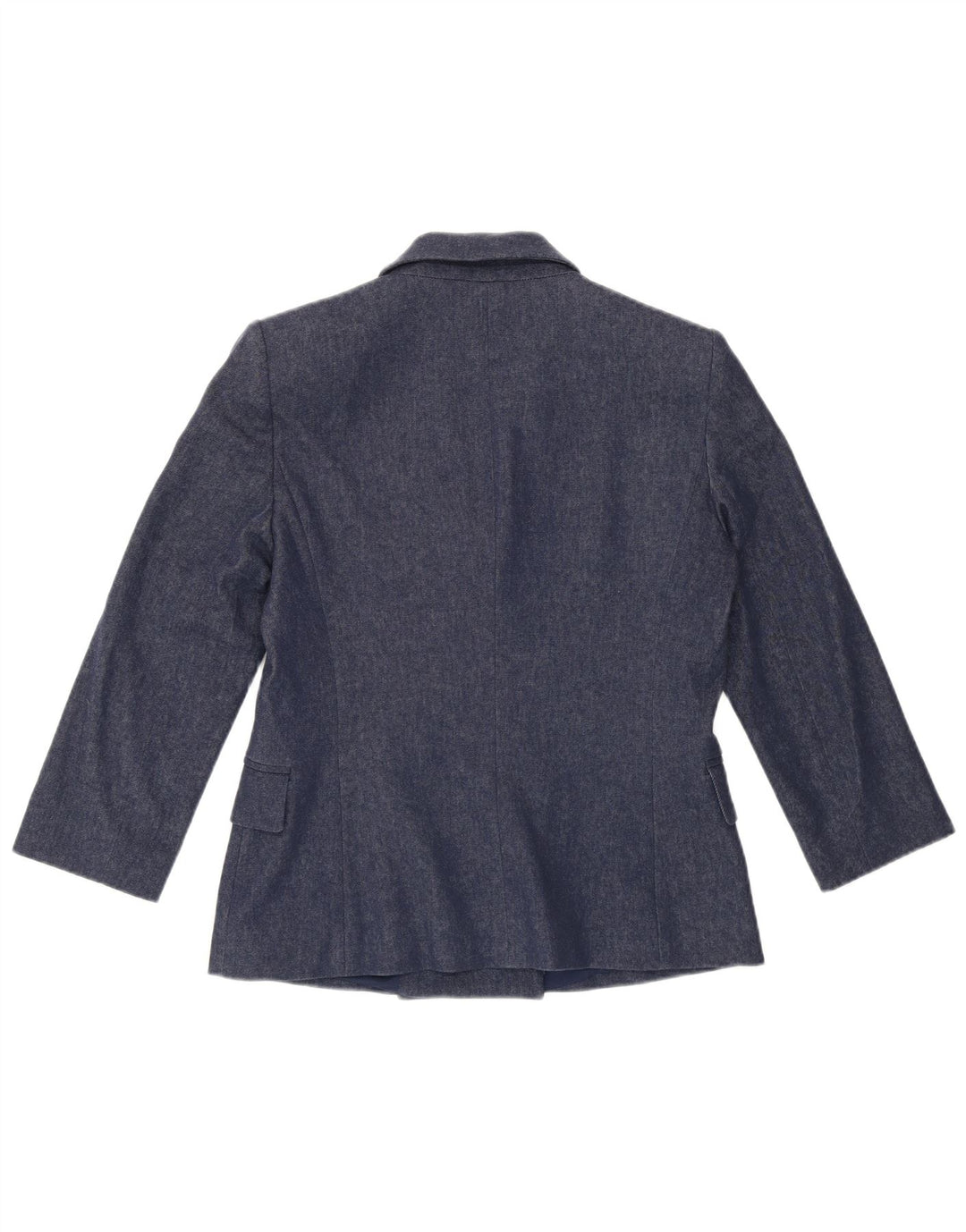 Trussardi Mujer Blazer Cruzado Manga 3/4 IT 42 Azul Medio