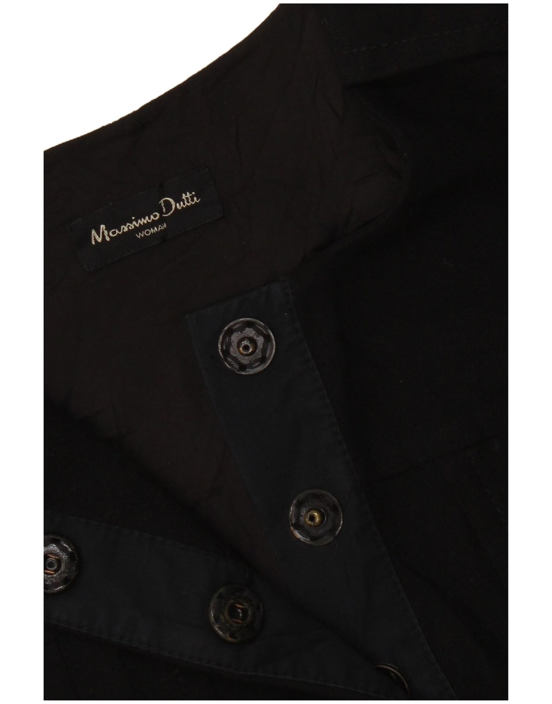 Abito a trapezio senza maniche da donna Massimo Dutti EU 38 piccolo in lana nera
