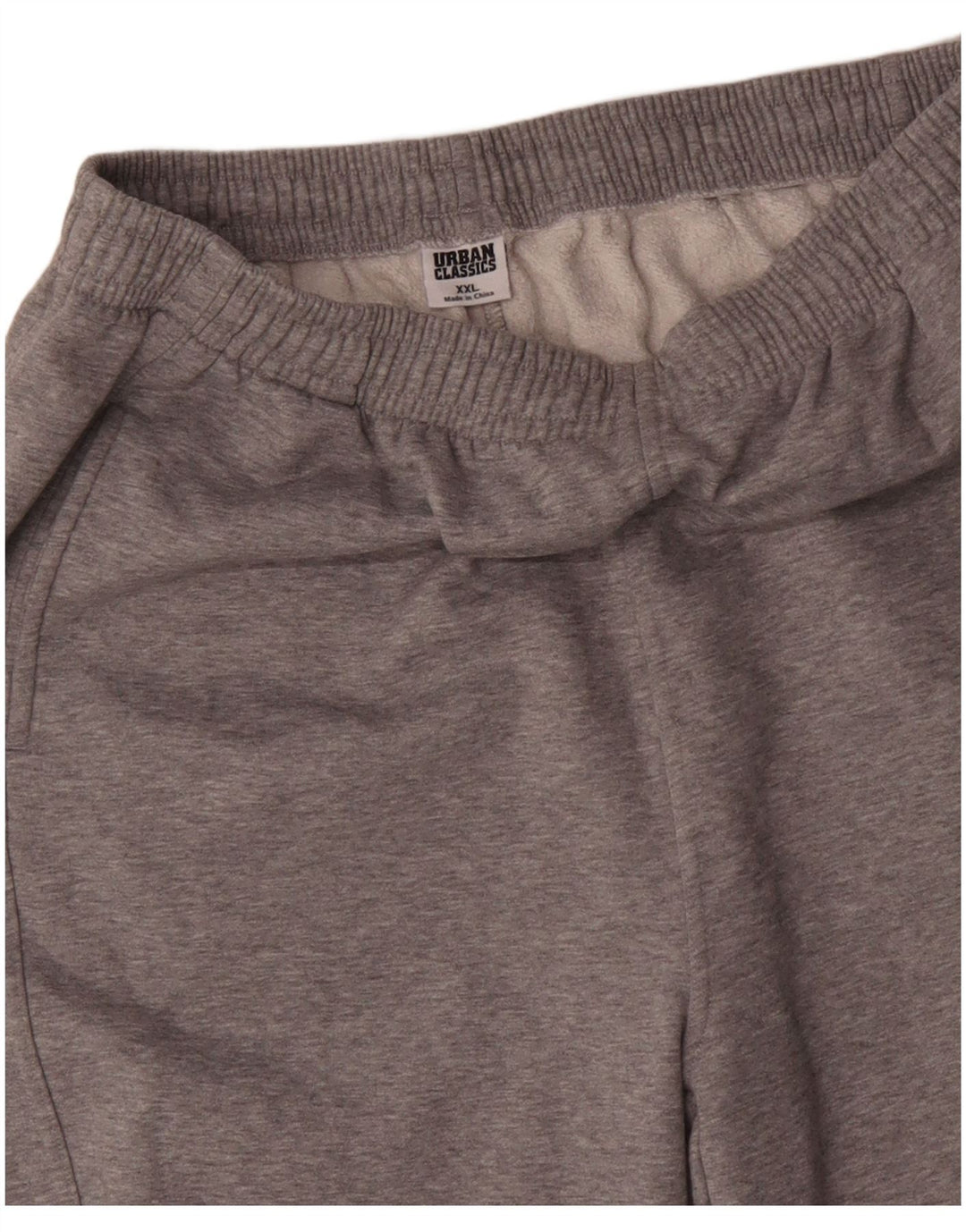 URBAN CLASSICS Mens Tracksuit Trousers Joggers 2XL  Grey Cotton
