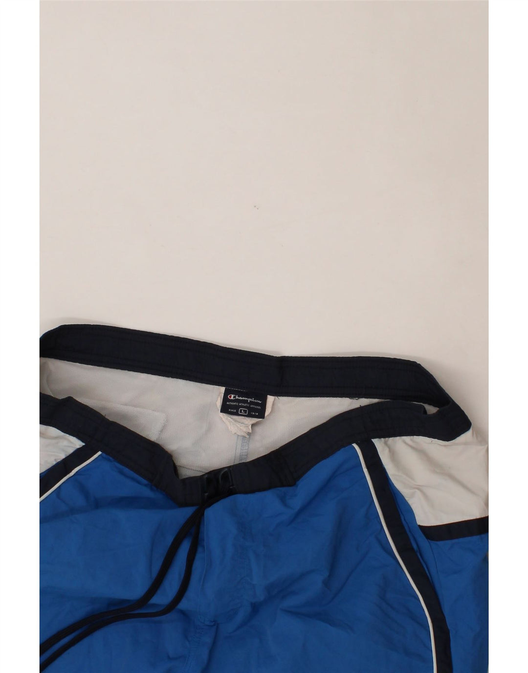 CHAMPION Mens Swimming Shorts Large Blue Colourblock Polyamide Vintage Champion and Second-Hand Champion from Messina Hembry 
