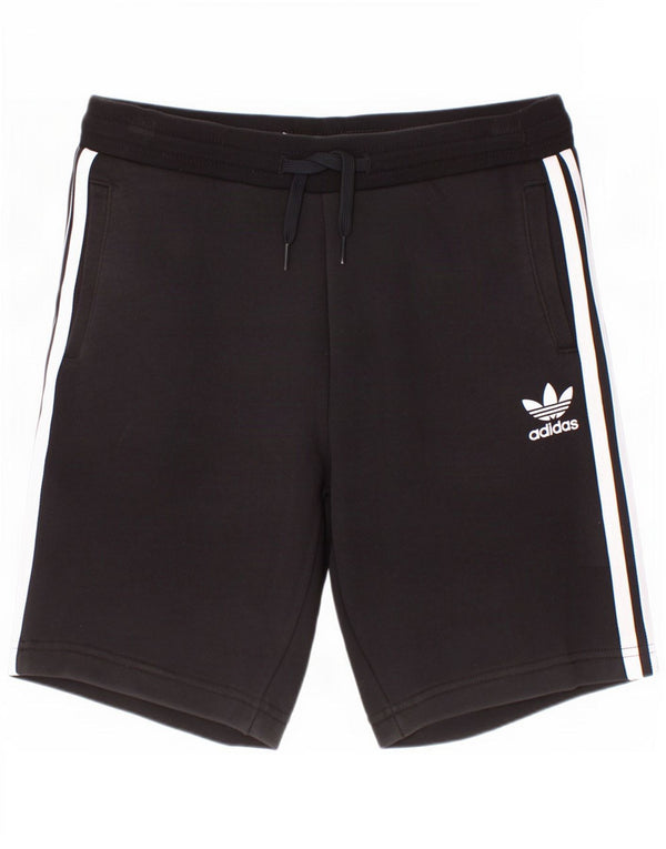 Adidas fiú rövidnadrág 11-12 éves fekete pamut
