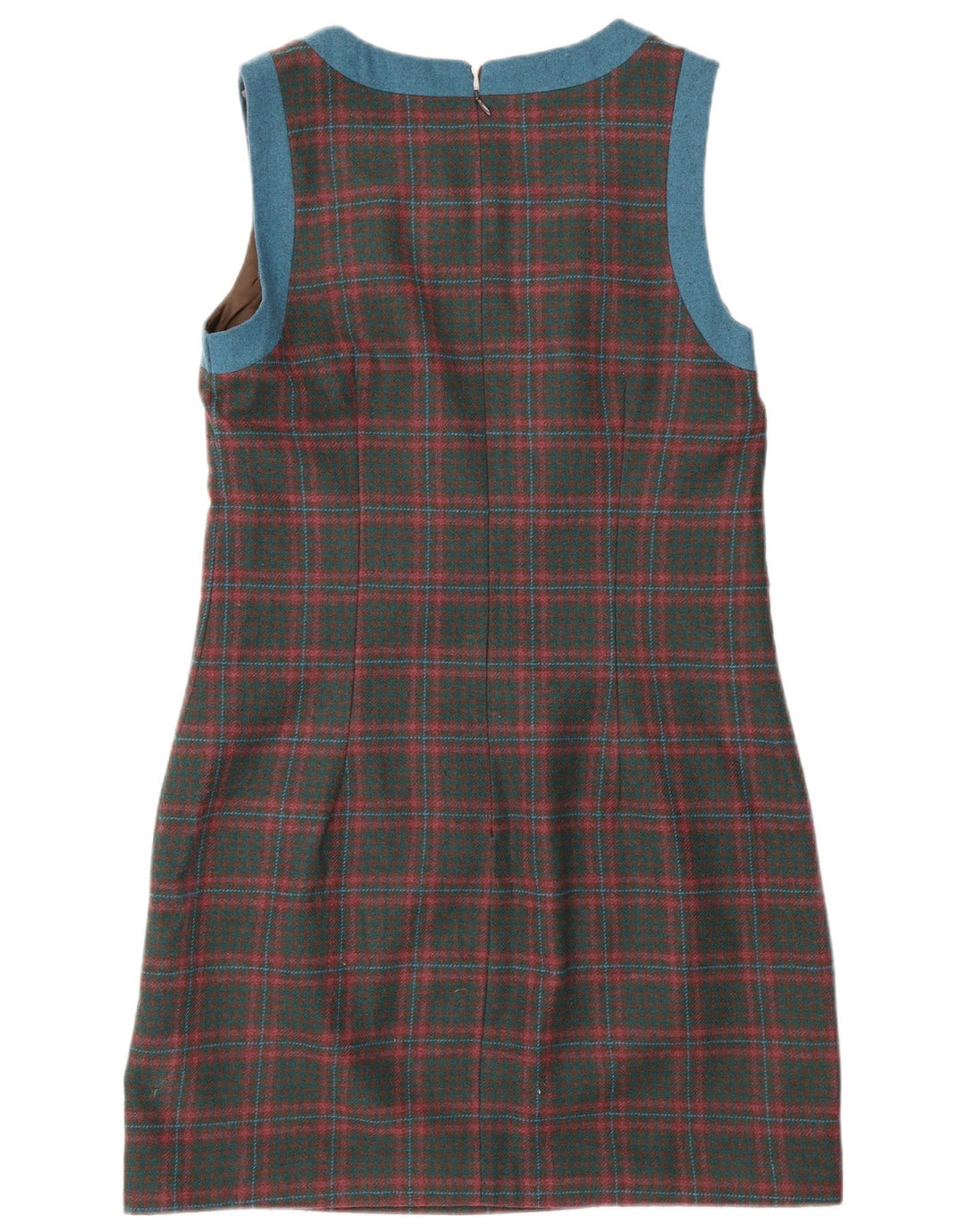 JOE BROWNS Kvinders Ærmeløs Skede Kjole UK 12 Medium Red Check Polyester