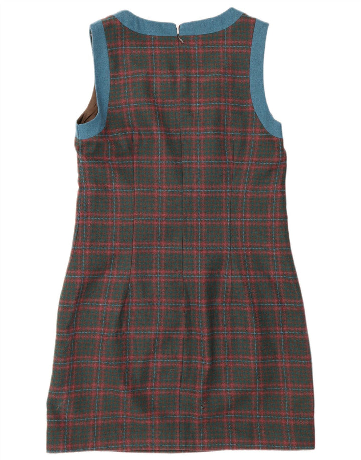 JOE BROWNS Kvinders Ærmeløs Skede Kjole UK 12 Medium Red Check Polyester