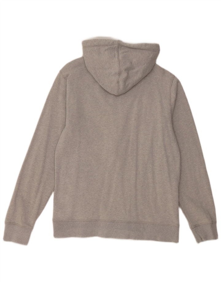 Marks & Spencer Pull à Capuche Zippé Blue Harbor Homme Gris Moyen Coton