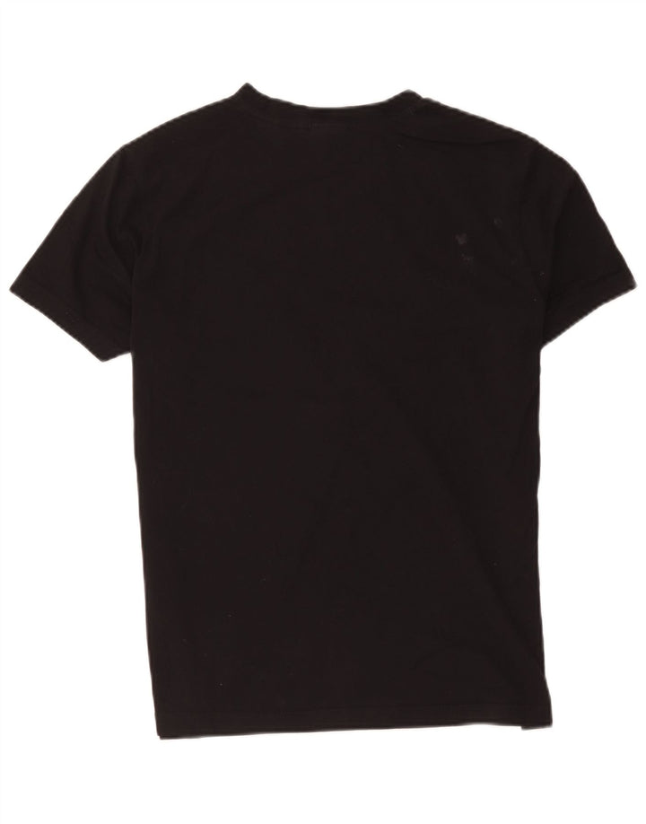 Champion Mens Graphic T-Shirt Top Small Black