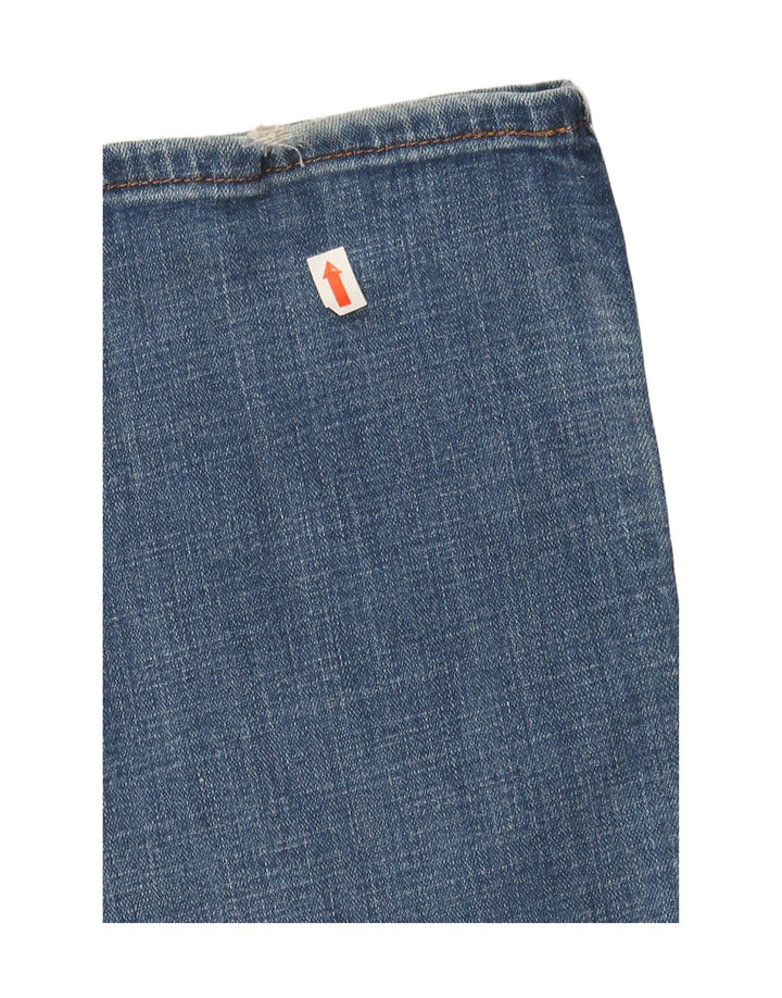 LEVI'S Womens Slimming Bootcut Jeans W28 L32 Blue Cotton