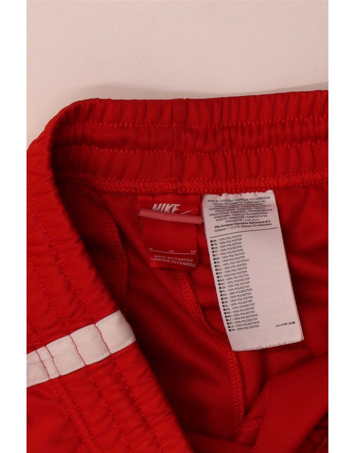 Pantaloni scurți sport Nike pentru bărbați, roșu mediu, poliester color bloc