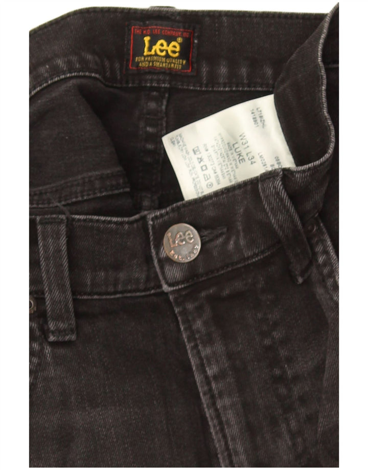 Jeans Lee Luke Slim da uomo W31 L31 in cotone nero