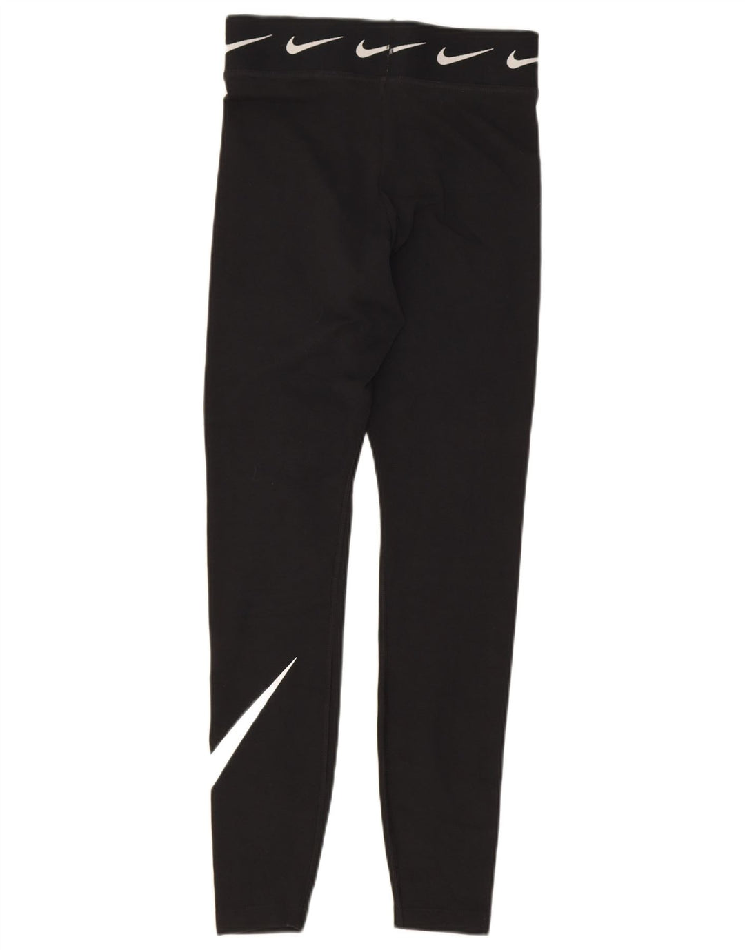Nike Womens Graphic Leggings UK 8 Small  Black Cotton
