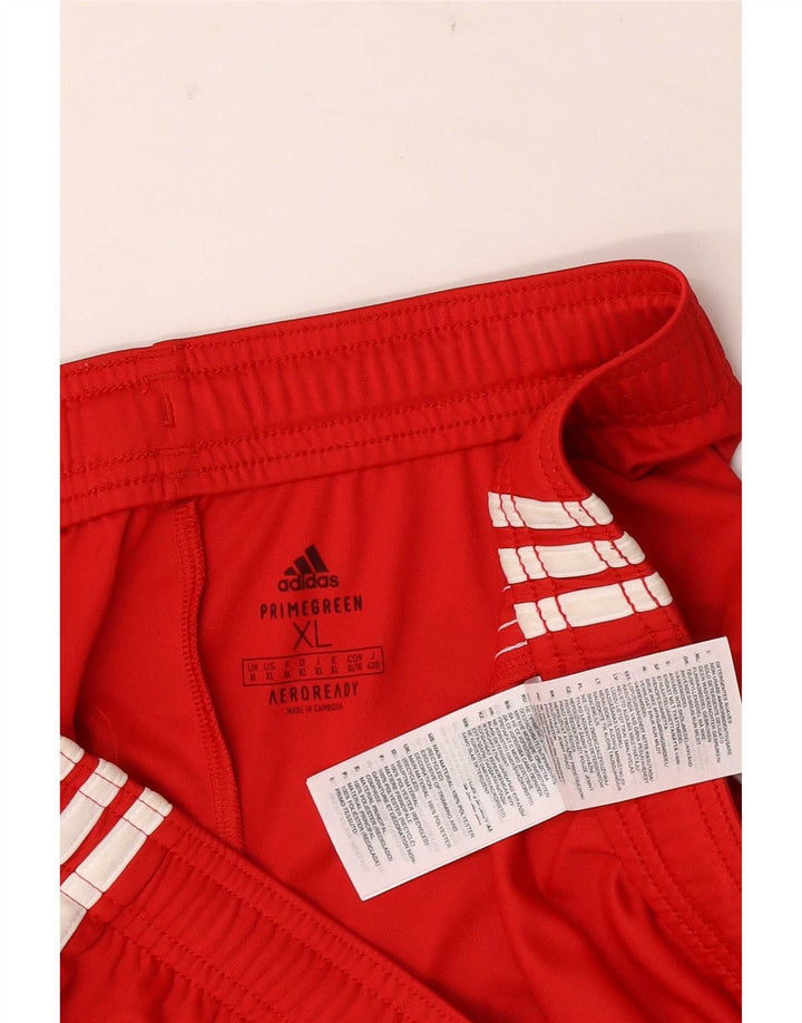 Adidas Mens Aeroready Sport Shorts XL  Red Polyester