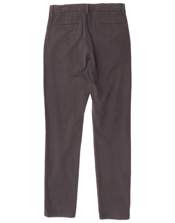 Marks & Spencer Mens Slim Chino Trousers W30 L33 Grey Cotton