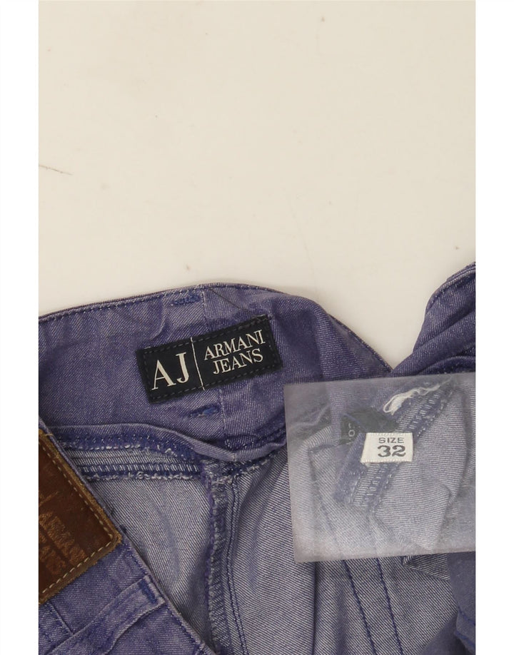 Armani Womens Bootcut Jeans W32 L33 Purple