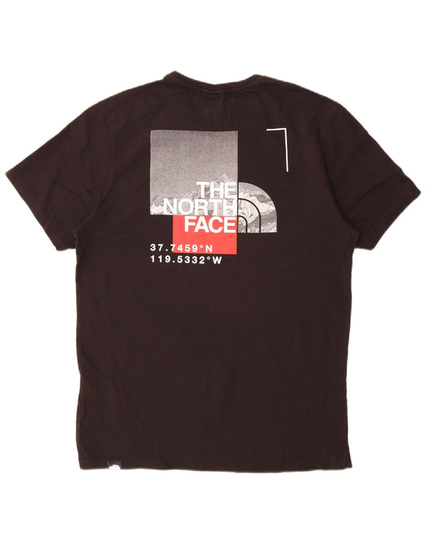 The North Face Camiseta gráfica para hombre Top Medium Black Cotton