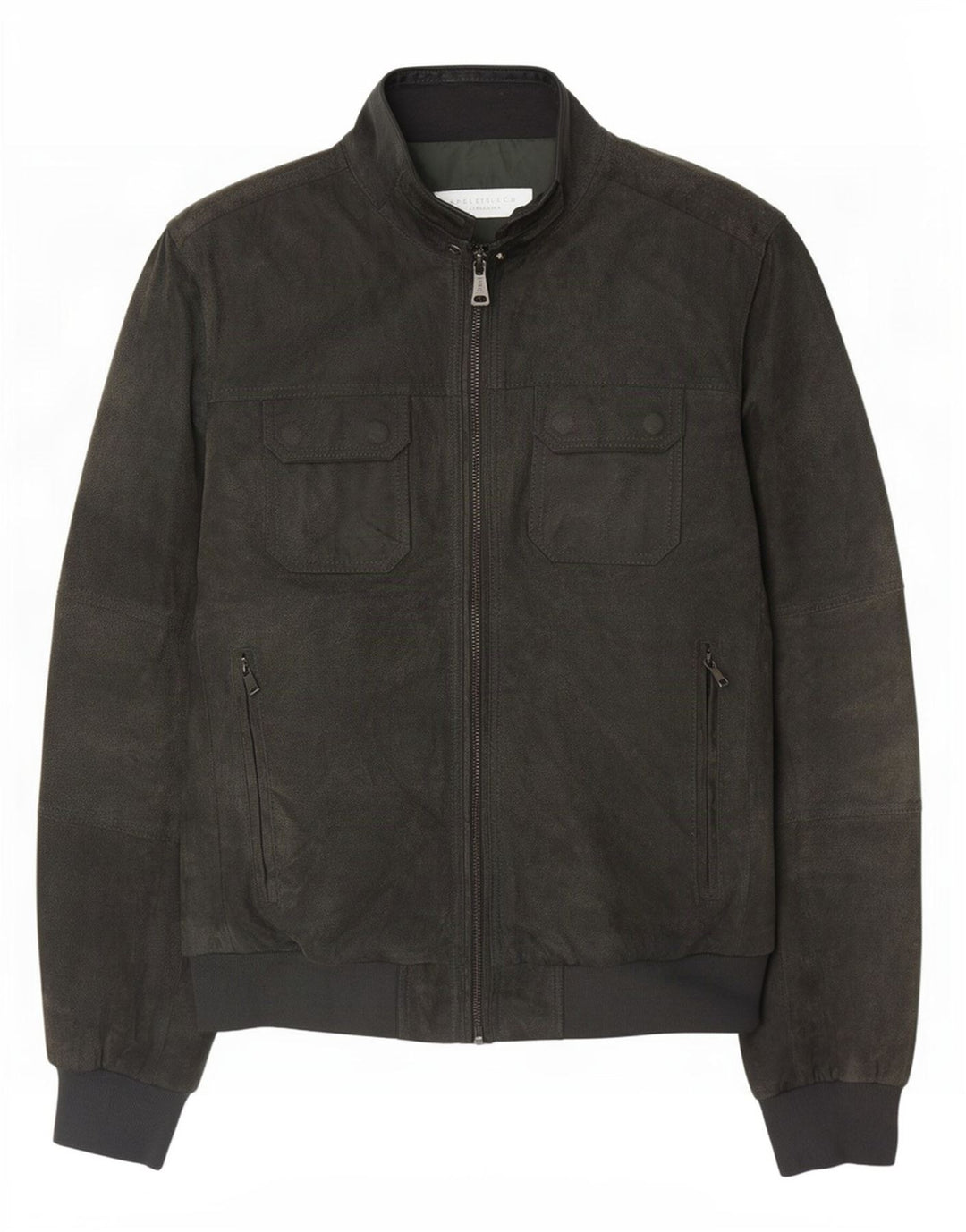 Conbipel Mens Suede Bomber Jacket IT 54 XL Green