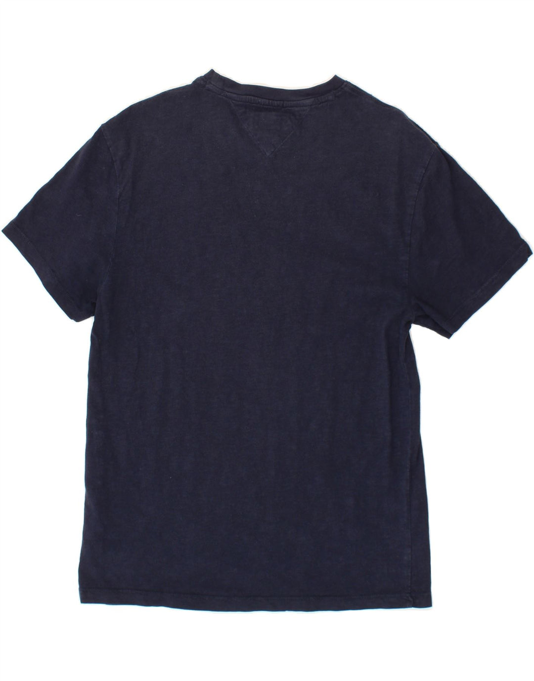 TOMMY HILFIGER Mens Regular Fit Graphic T-Shirt Top Medium Navy Blue Vintage Tommy Hilfiger and Second-Hand Tommy Hilfiger from Messina Hembry 