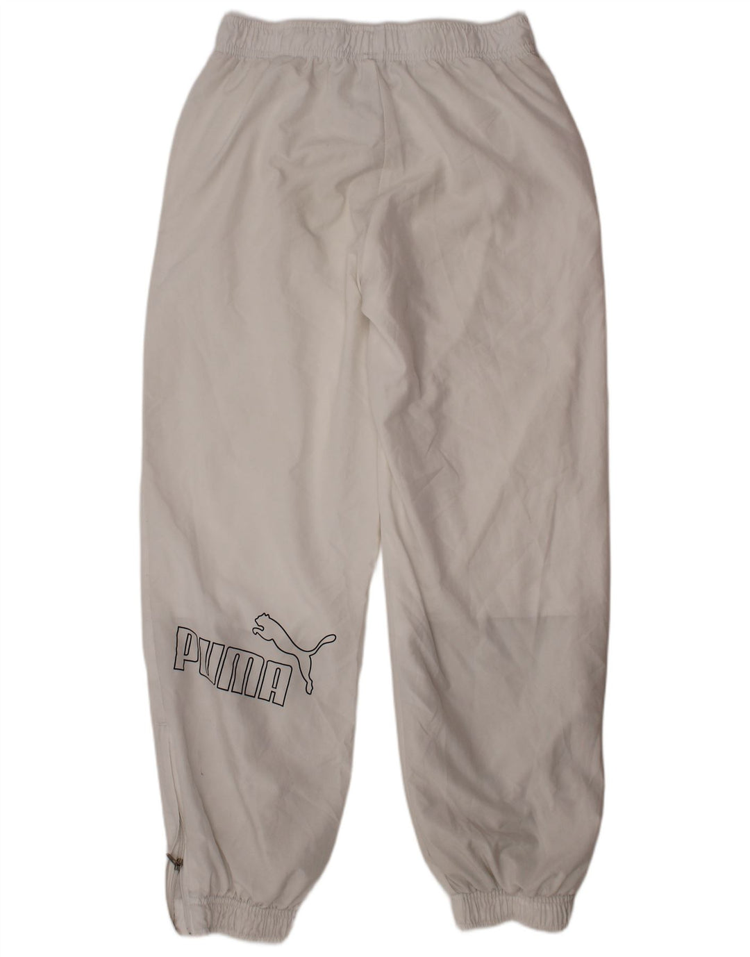 PUMA Pantalón de chándal para niño Joggers 9-10 años Blanco Poliéster