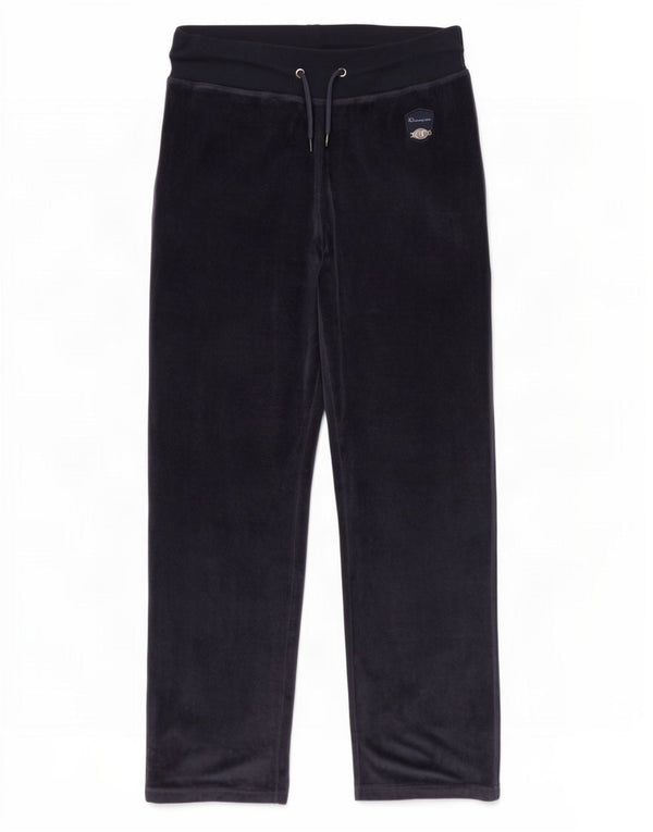 Champion Womens Velour Pantaloni de trening UK 14 Medium Bleumarin Blue