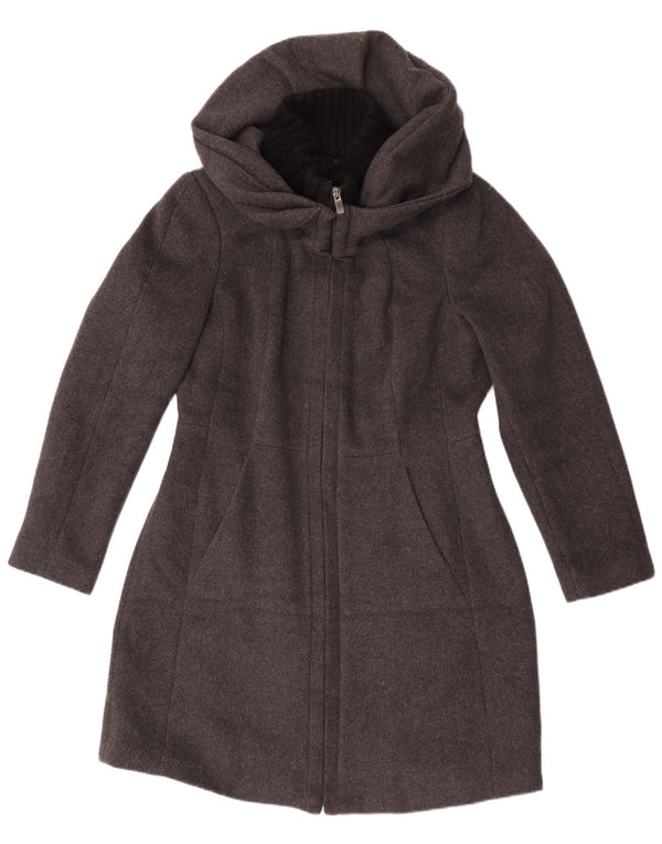 Damski płaszcz z kapturem Zara UK 18 XL, szary