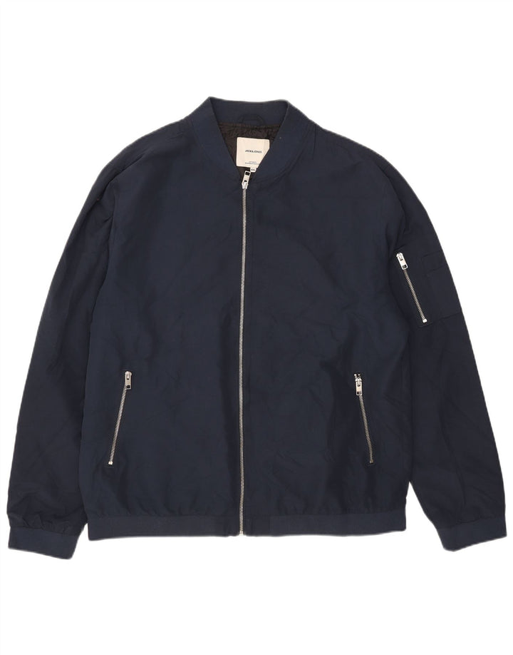 Jack & Jones Herren Bomberjacke UK 44 2XL Marineblau