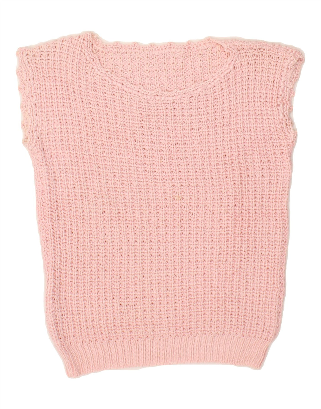 VINTAGE Womens Vest Tank Top UK 12 Medium Pink Vintage Vintage and Second-Hand Vintage from Messina Hembry 