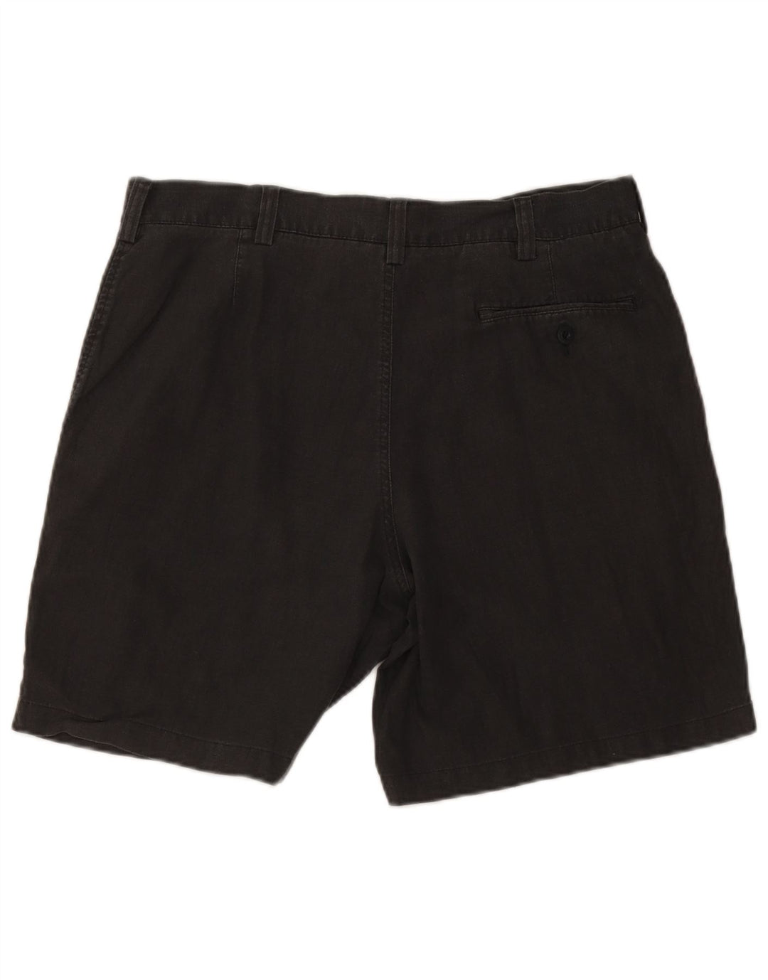 Marks & Spencer Mens Blue Harbour Chino Shorts W36 Large Navy Linen