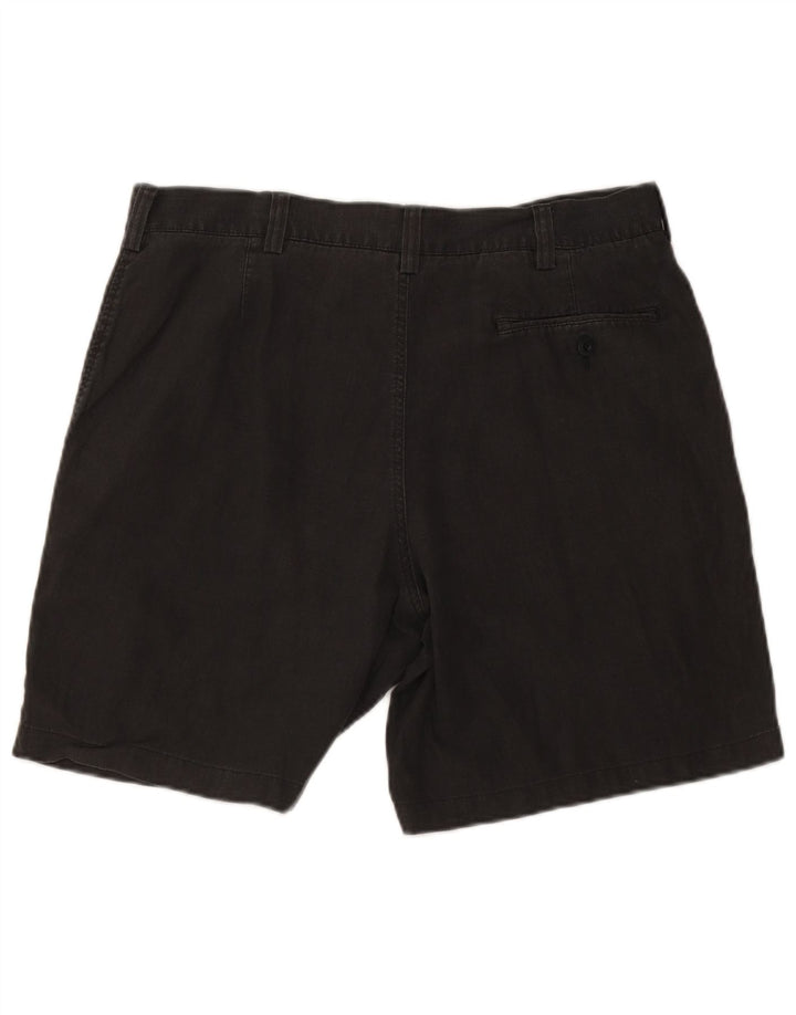 Marks & Spencer Mens Blue Harbour Chino Shorts W36 Large Navy Linen