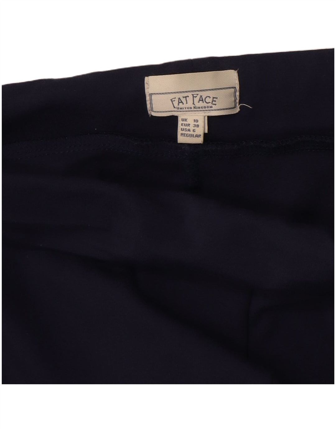 Leggings da donna FAT FACE UK 10 Small in viscosa blu navy