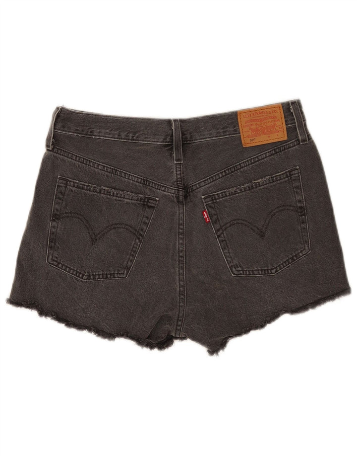 Levi's Womens 501 Denim Shorts W28 Medium Grey Cotton