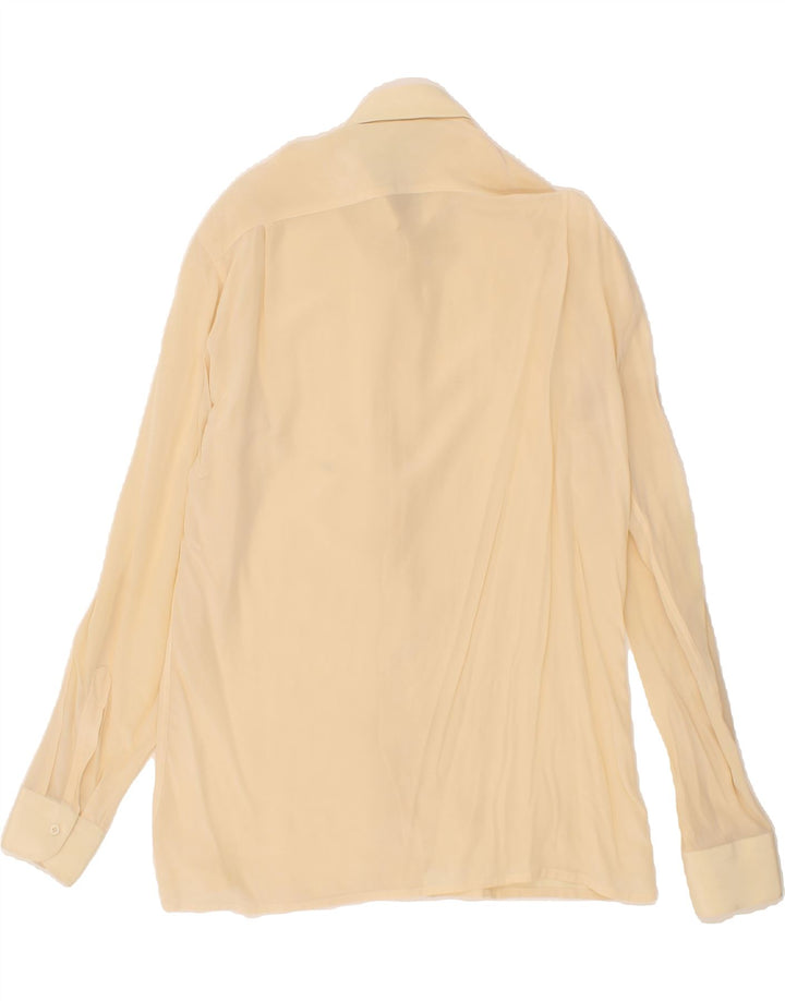 VINTAGE Mens Shirt Size 40 Medium Yellow