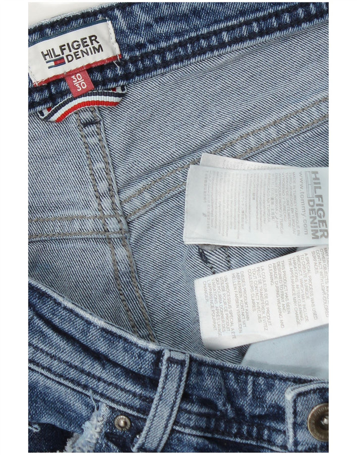 Tommy Hilfiger Womens Slim Jeans W30 L25 Blue Cotton