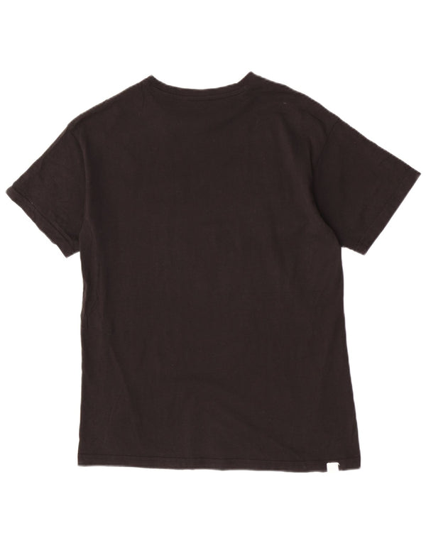 Puma Boys Graphic T-Shirt Top 13-14 ετών Μαύρο βαμβακερό