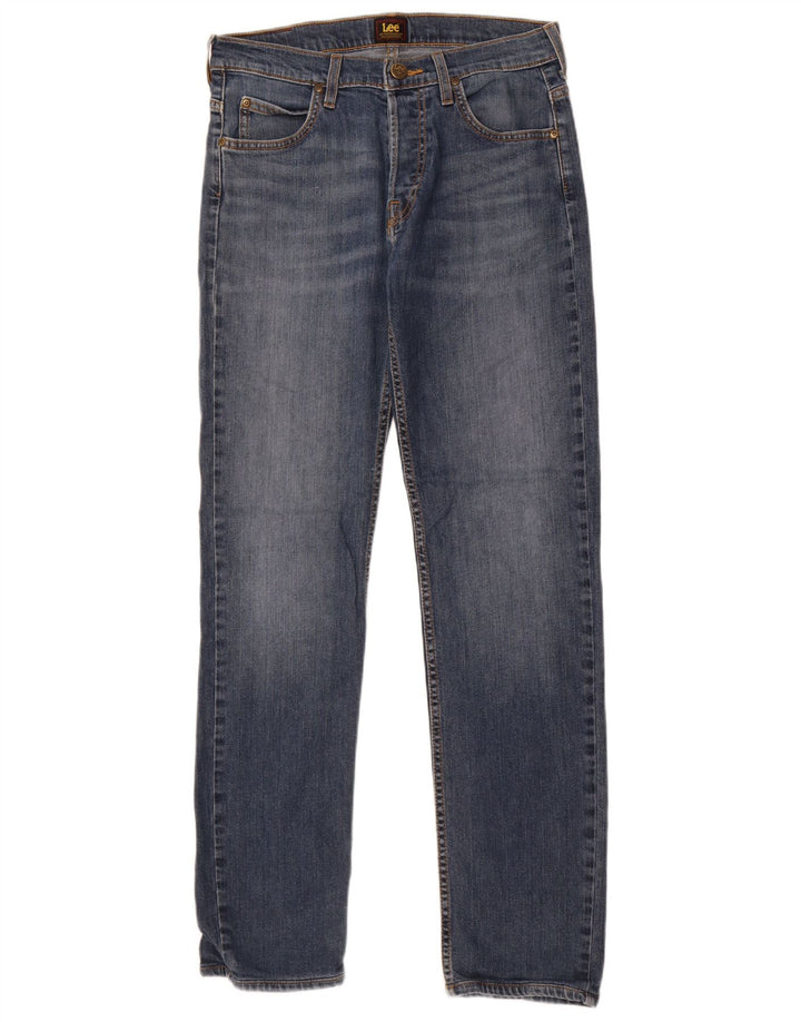 Lee Mens Powell Slim Jeans W29 L31 Blue Cotton