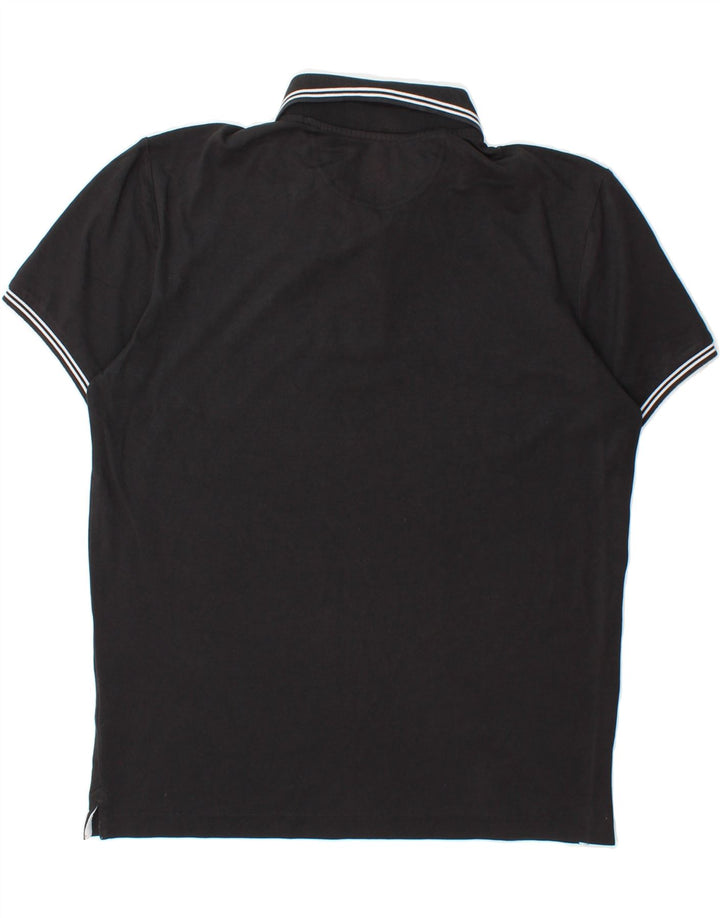 CHAMPION Mens Easy Fit Polo Shirt Small Black Vintage Champion and Second-Hand Champion from Messina Hembry 