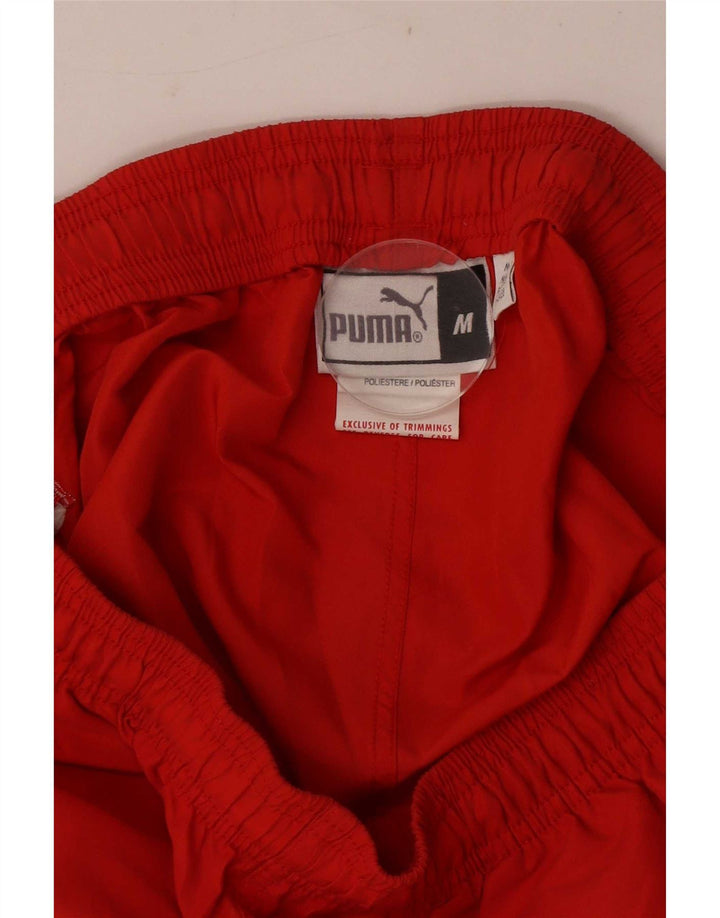 Puma Mens Graphic Capri tréningruha nadrág Közepes piros poliészter