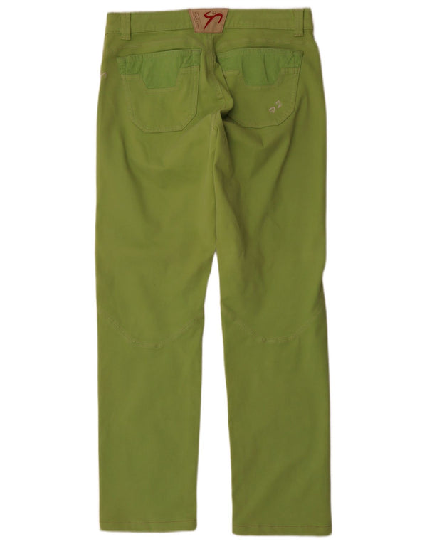 9.2 by Carlo Chionna Pantaloni casual drepti pentru bărbați L34 L30 Bumbac verde