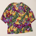 MARINA RINALDI Womens Shirt Blouse Size 19 Small Multicoloured Floral Vintage Marina Rinaldi and Second-Hand Marina Rinaldi from Messina Hembry 