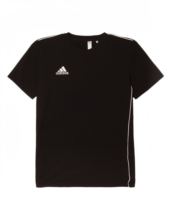Adidas Mens T-Shirt Top Medium Black Cotton