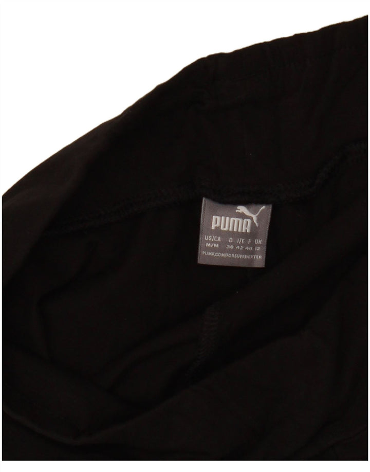 PUMA Womens Graphic Leggings UK 12 Medium Black Synthetic