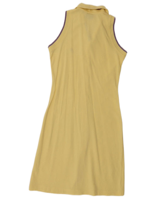 Abito camicia senza maniche da donna Asics UK 8 Small Giallo