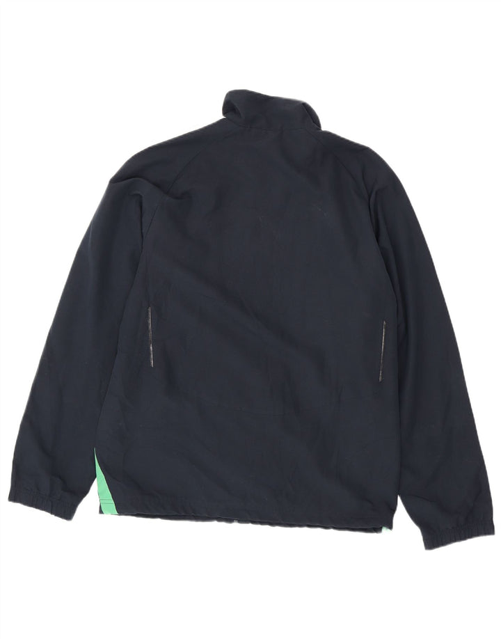 Adidas Træningsdragt til mænd Topjakke UK 38/40 Medium Navy Blue Colourblock