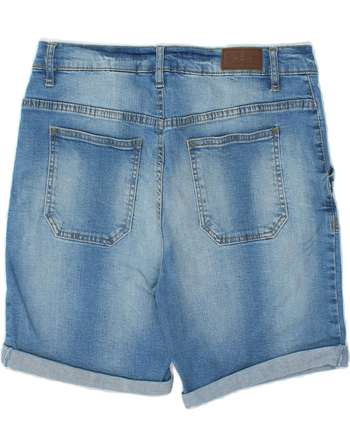 JOHN BANER Womens Denim Shorts EU 40 Medium  W32  Blue Cotton Vintage John Baner and Second-Hand John Baner from Messina Hembry 