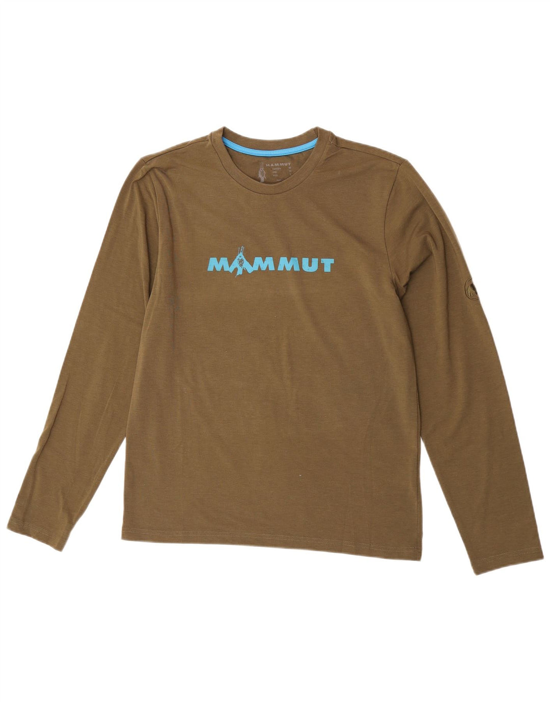 Mammut Mens Graphic Top Long Sleeve Medium Khaki Polyester