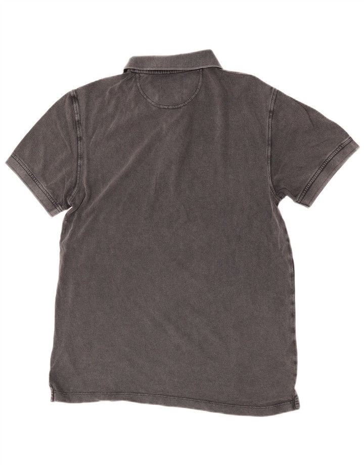 White Stuff Mens Polo Shirt Medium Grey Cotton