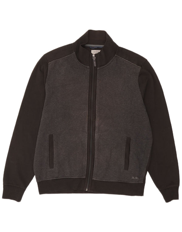 Giacca da ginnastica da uomo Pierre Cardin 2XL in cotone color block grigio