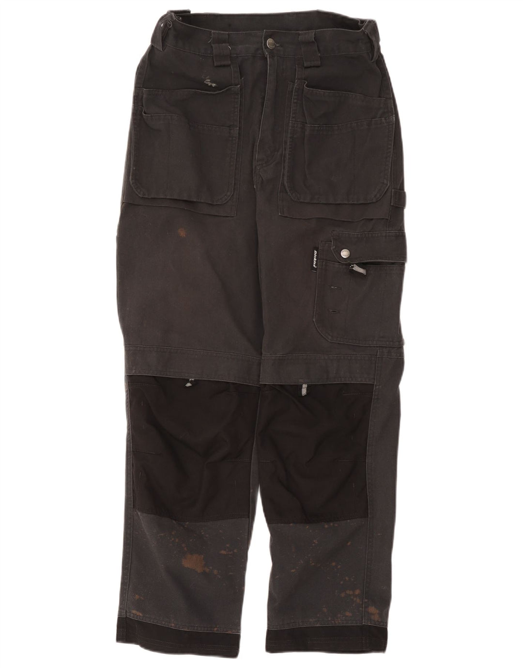Calças Dickies Mens Straight Cargo W30 L28 Cinza Colourblock Poliéster